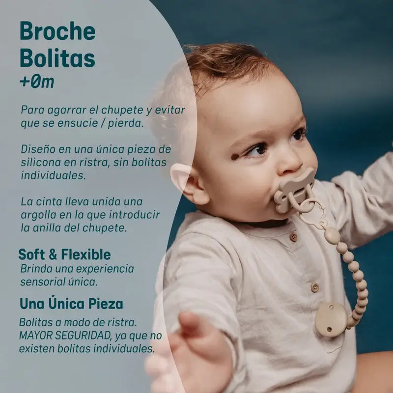 Suavinex Silicone Clamp, Ballad Blue