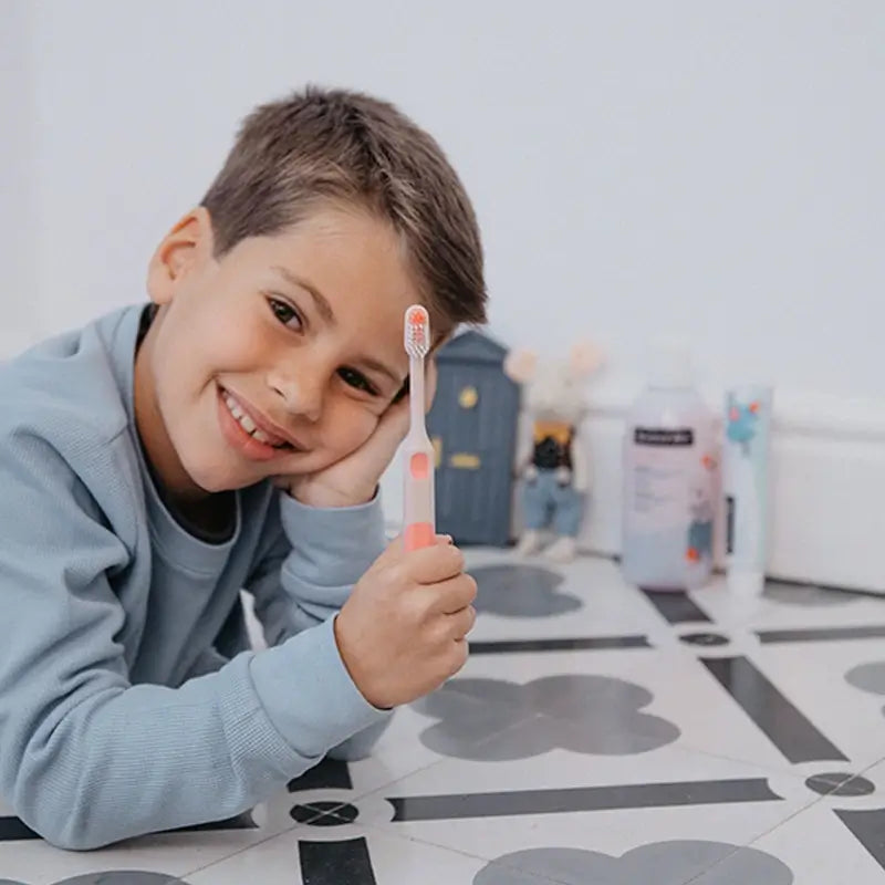 Suavinex Infant Toothbrush +6 Years, Pink