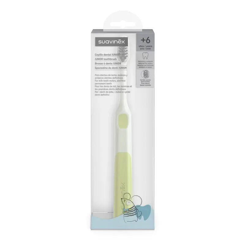 Suavinex Infant Toothbrush +6 Years, Green