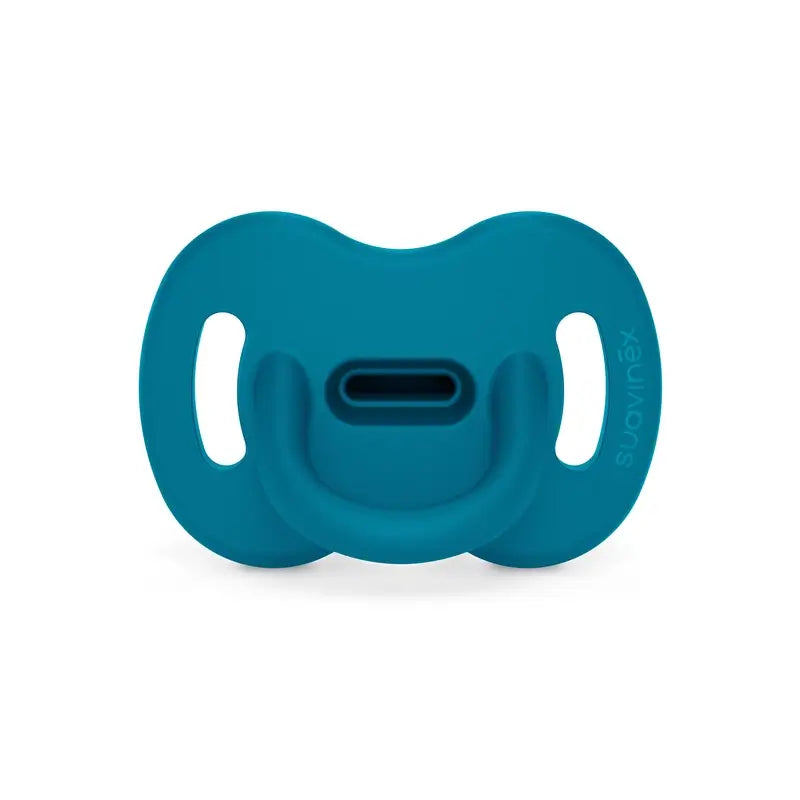 Suavinex Pacifier All Silicone Physiological Sx Pro, 0/6 Months, Deep Ocean