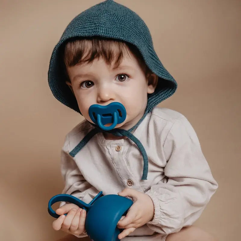 Suavinex Pacifier All Silicone Physiological Sx Pro, 0/6 Months, Deep Ocean