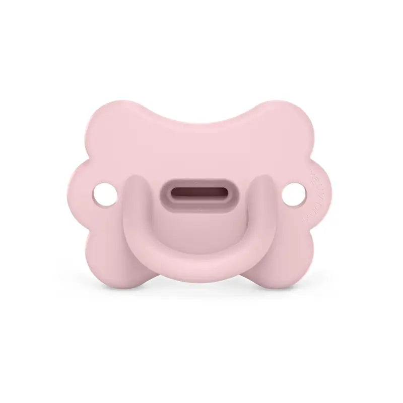 Suavinex Pacifier All Silicone Soother Sx Pro, 0/6 Months, Butterfly Rosewater