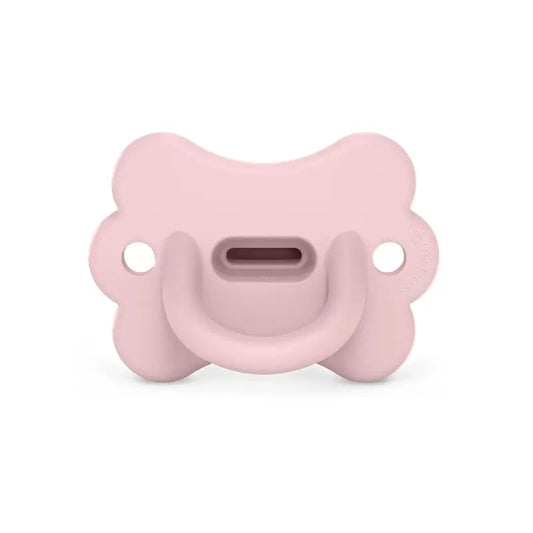 Suavinex Pacifier All Silicone Soother Sx Pro, 0/6 Months, Butterfly Rosewater
