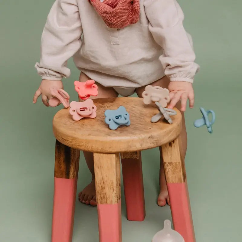 Suavinex Pacifier All Silicone Sx Pro Physiological, 0/6 Months, Rosewater