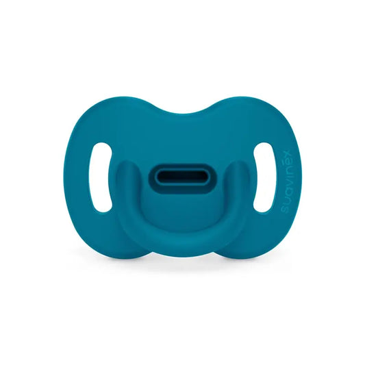 Suavinex Pacifier All Silicone Physiological Sx Pro, 6/18 Months, Deep Ocean