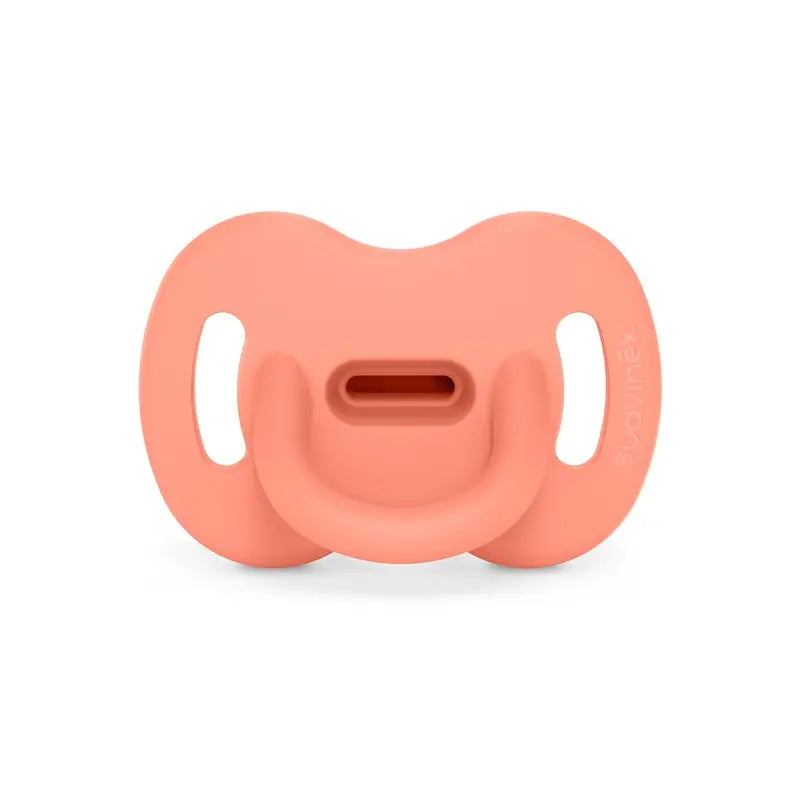Suavinex Pacifier All Silicone Sx Pro, 6/18 Months, Peach Pink