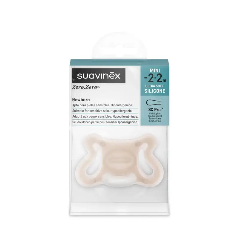 Suavinex Pacifier Zero Zero, -2/2 Months, Light