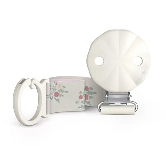 Suavinex Fabric Pacifier +0 Months, Poetry Pink