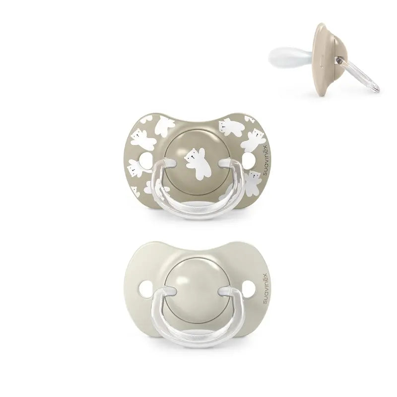 Suavinex Pacifiers Sx Pro Teat +18 Months Wild&Free Beige, 2 units