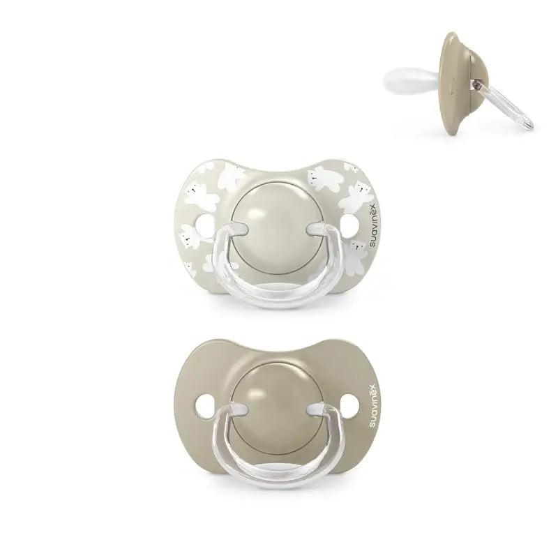 Suavinex Pacifiers Sx Pro Teat 6/18 Months Wild&Free Beige, 2 units