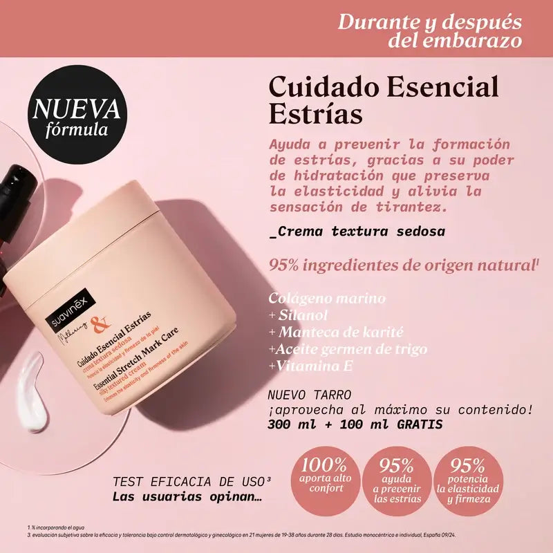 Suavinex Pregnancy Stretch Mark Cream, 400 Ml