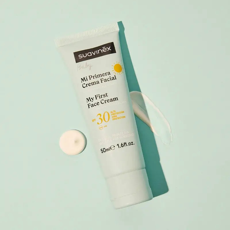 Suavinex Facial Cream For Babies, With Sun Protection Spf30. 50 Ml