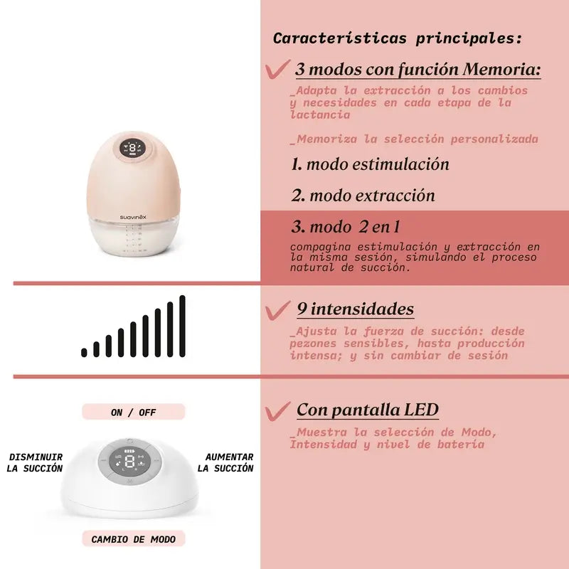 Suavinex Breast Milk Pump Hands Free