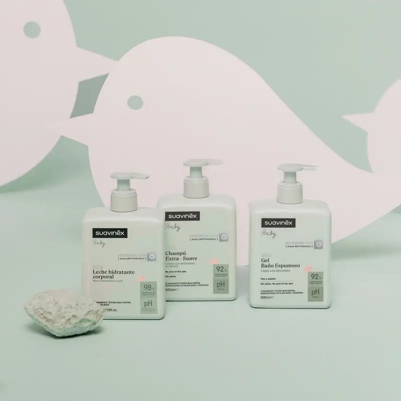 Suavinex Baby Foaming Bath Gel, 500 Ml
