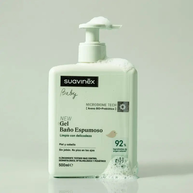 Suavinex Baby Foaming Bath Gel, 500 Ml