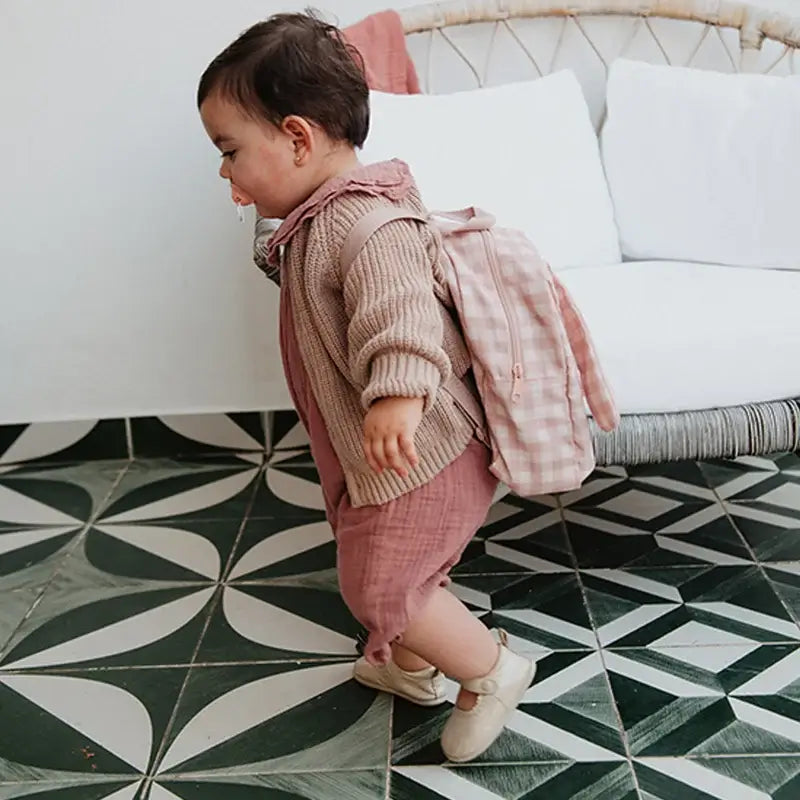 Suavinex Nursery Backpack, Rabbit, Pink