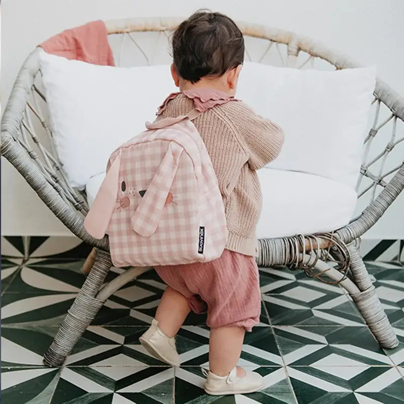 Suavinex Nursery Backpack, Rabbit, Pink