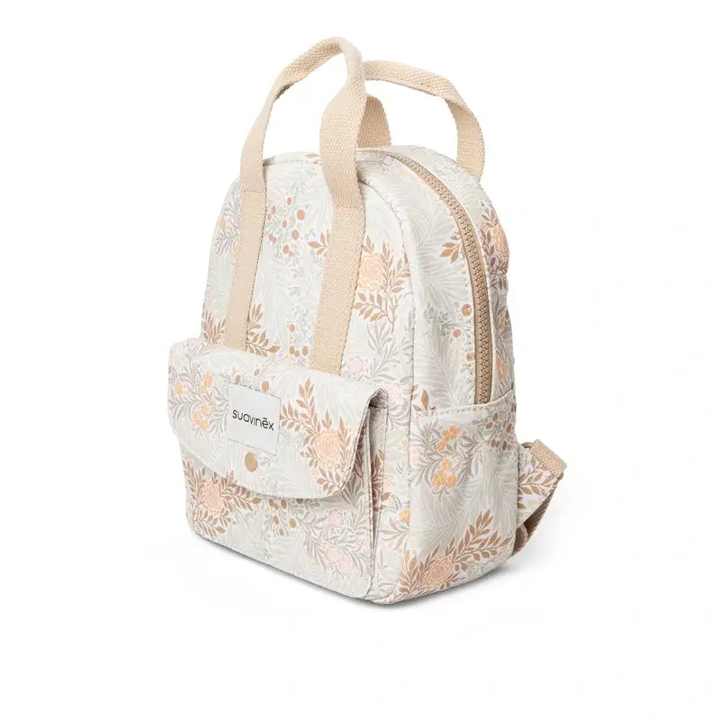 Suavinex Children's Poetry Print Backpack Beige
