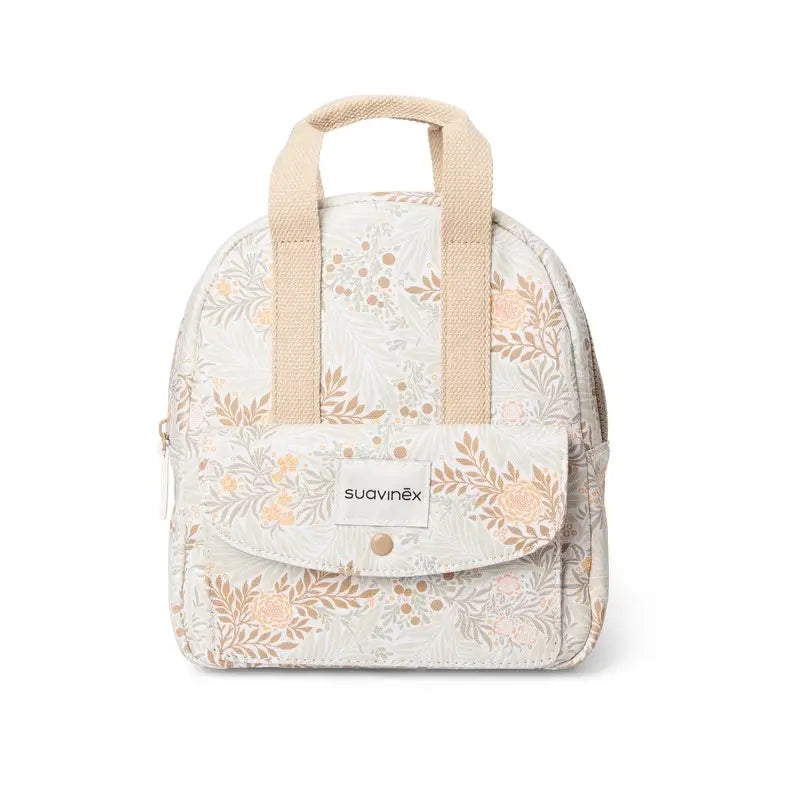 Suavinex Children's Poetry Print Backpack Beige