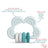 Suavinex Teether Silicone Teether +6 Months, Cloud, Blue