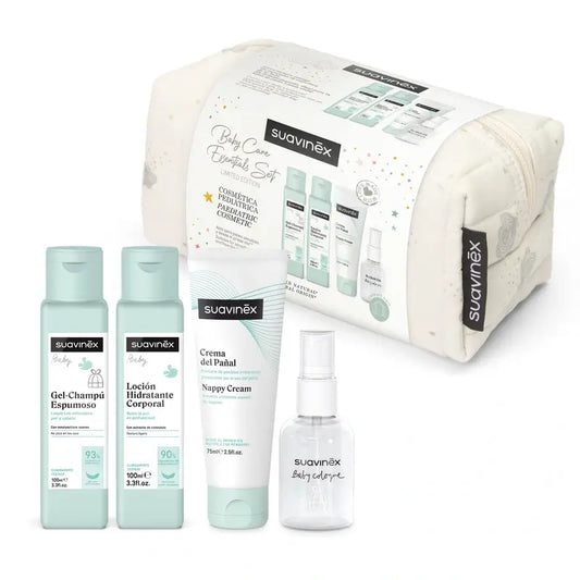 Suavinex Baby Toiletry Bag Travel Cloth, Beige