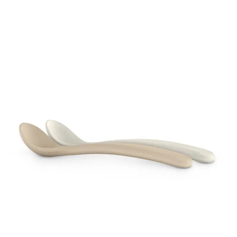 Suavinex Pack 2 Learning Spoons, +6 Months, Beige