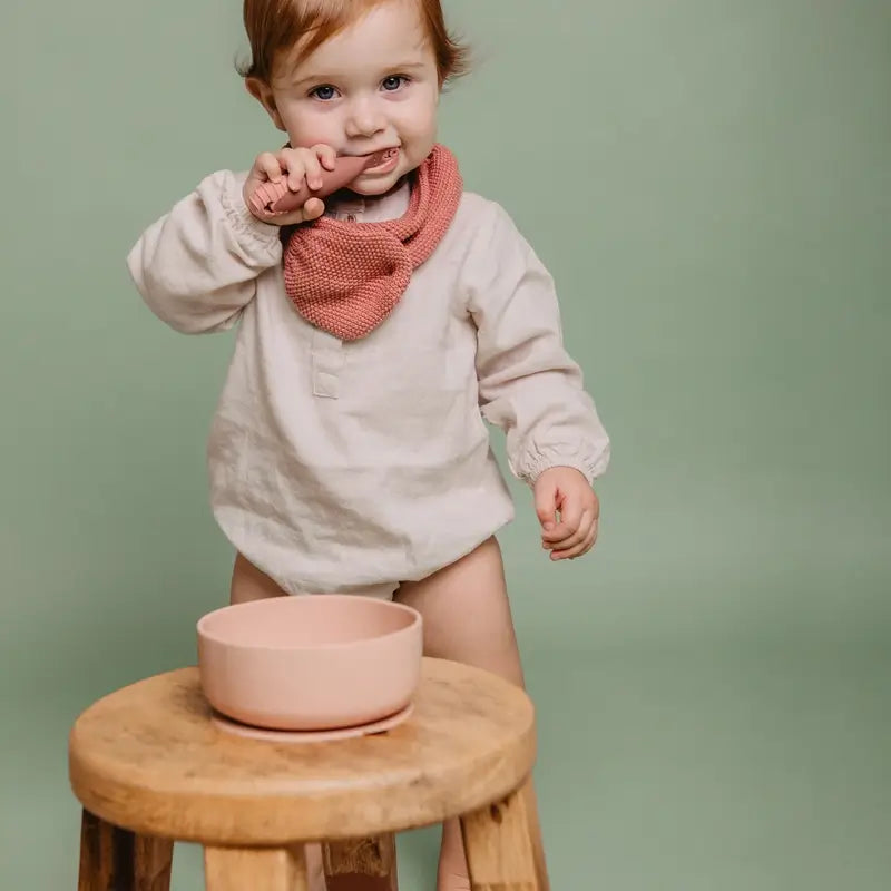 Suavinex Pack 2 Silicone Spoons, +6 Months, Pink