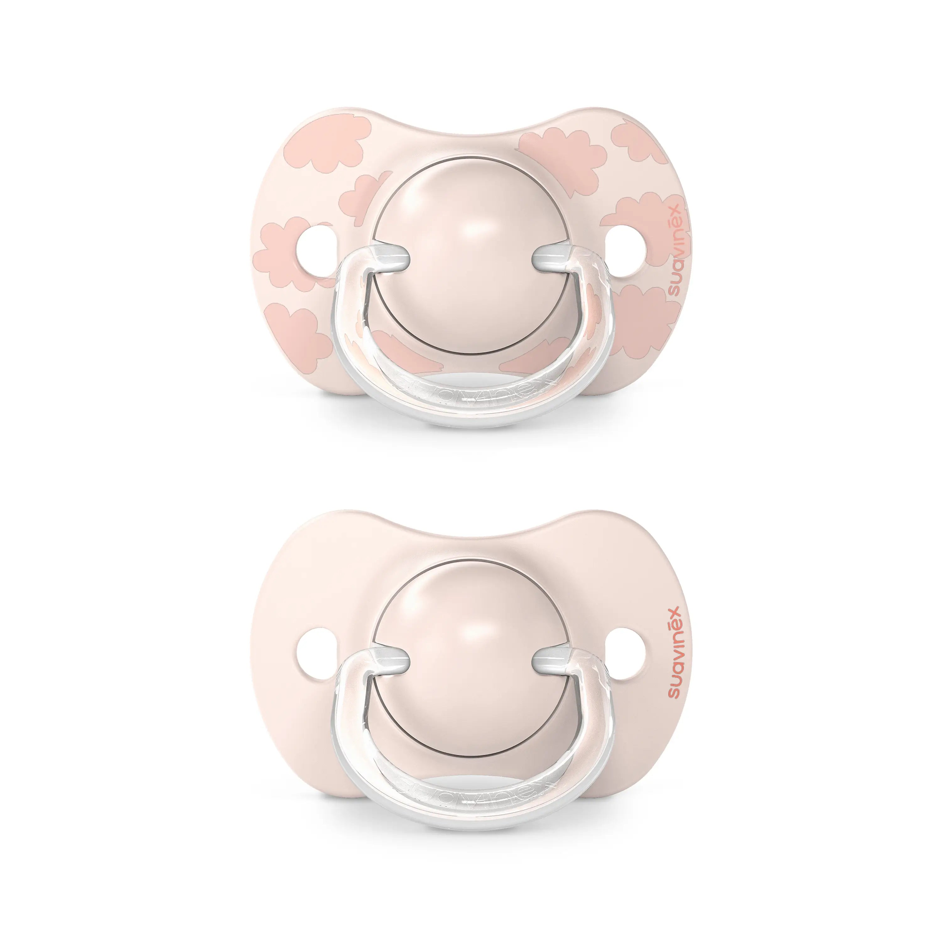 Suavinex Pacifiers Pink With Physiological Silicone Teat Sx Pro, 0-6 M, 2 units