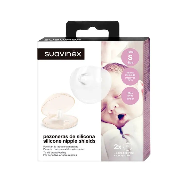 Suavinex Silicone Nipple Shields Size S 2 Units