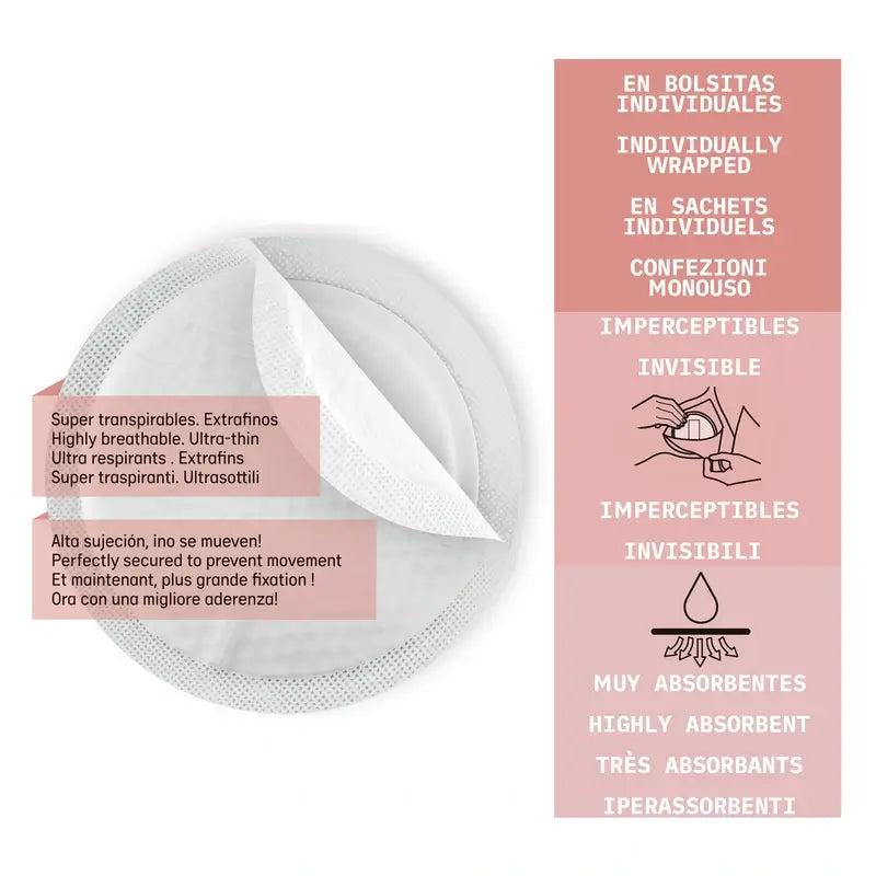 Suavinex Breastfeeding Absorbent Pads. 60 Discs