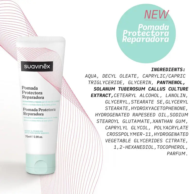 Suavinex Protective Repairing Nappy Ointment, 75 Ml