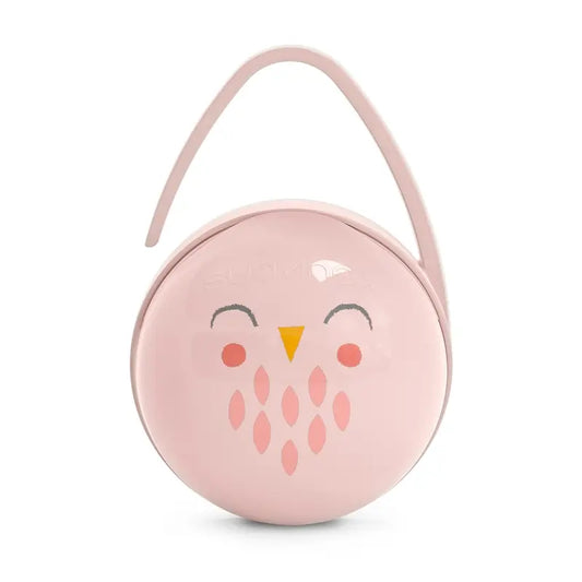 Suavinex Premium Baby Soother Holder. To carry 2 soothers. Portable Soother Case. Dummy Case. Colour Pink