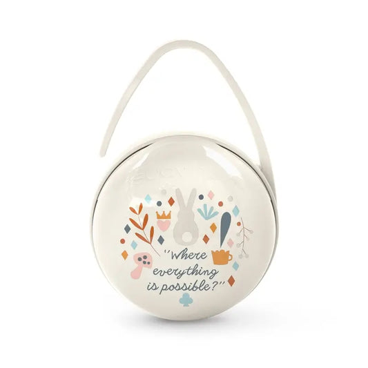 Suavinex Pacifier Holder Wonderland, Beige