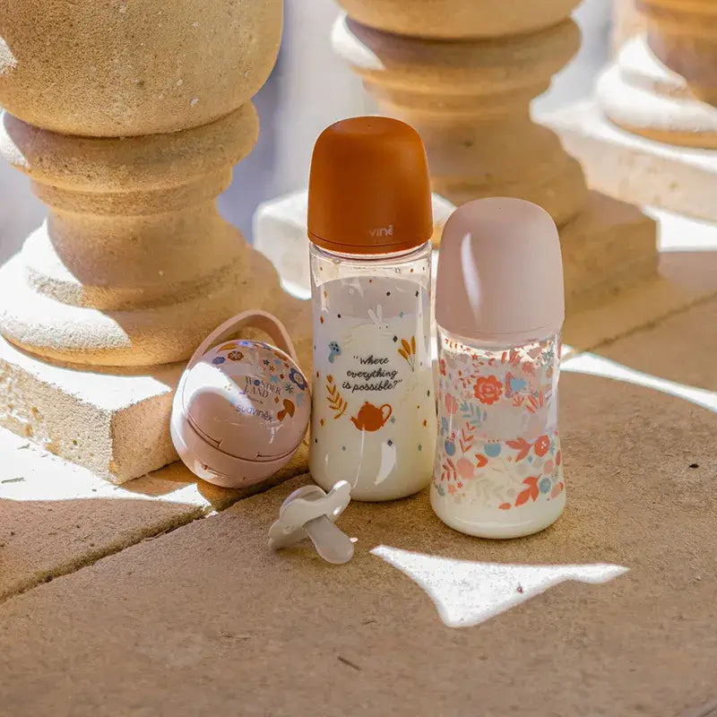 Suavinex Pacifier Holder Wonderland, Pink