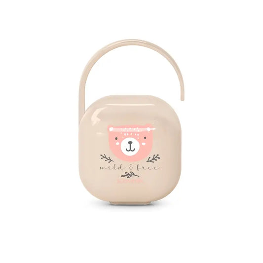 Suavinex Pacifier Holder +0 Months Wild&Free Pink