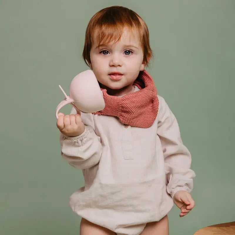 Suavinex Silicone Pacifier Holder With Handle, +0 Months, Fuchsia