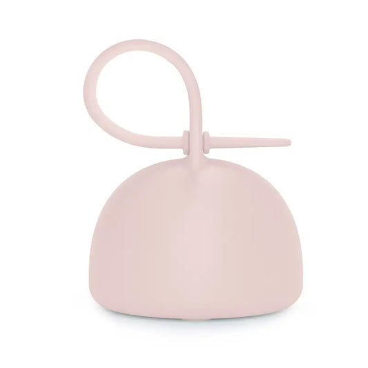Suavinex Silicone Pacifier Holder With Handle, +0 Months, Rosewater