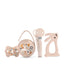 Suavinex Newborn Gift Newborn Soother + Pacifier + Pacifier Holder + Teether + Teether.Wonderland, Pink