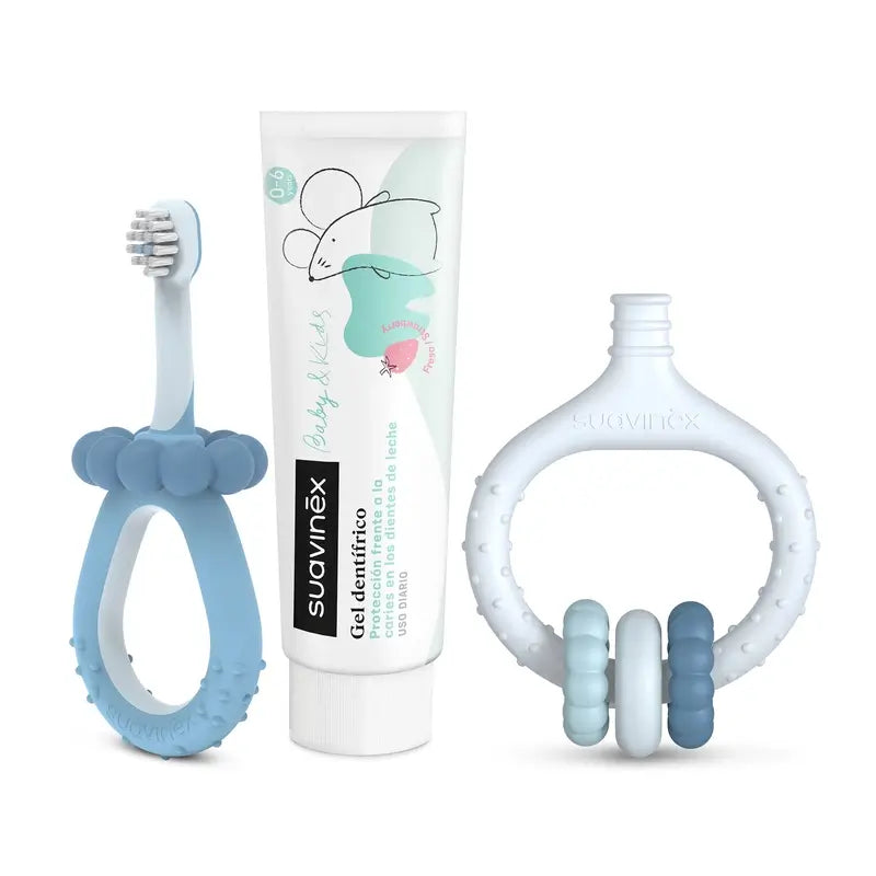 Suavinex Dental Care Starter Set +0 Months, Blue