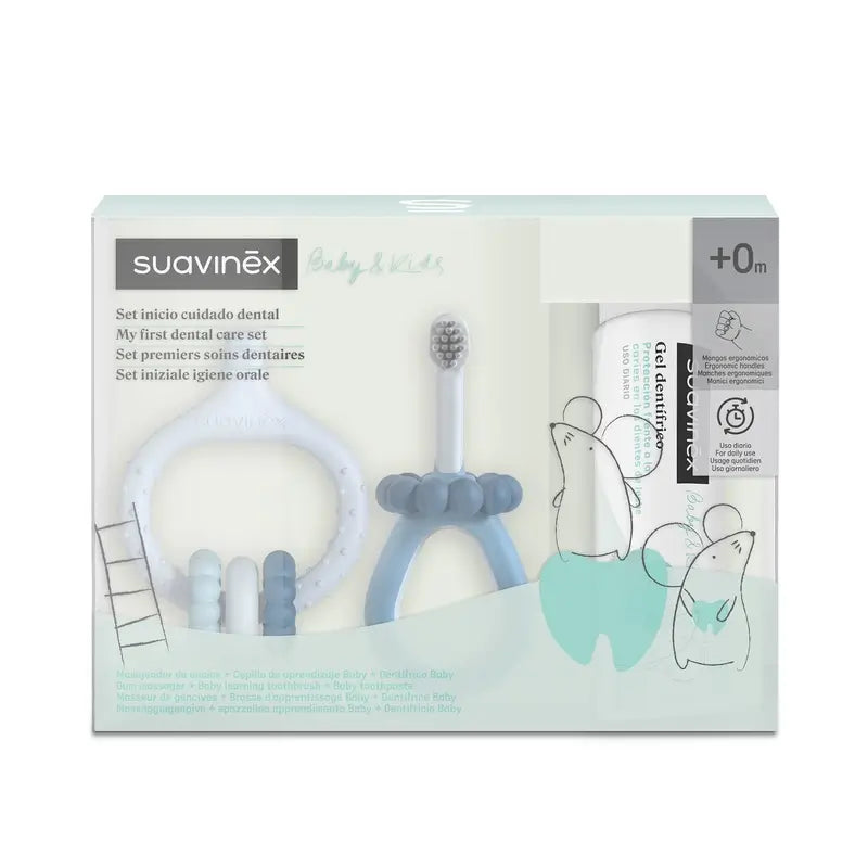 Suavinex Dental Care Starter Set +0 Months, Blue