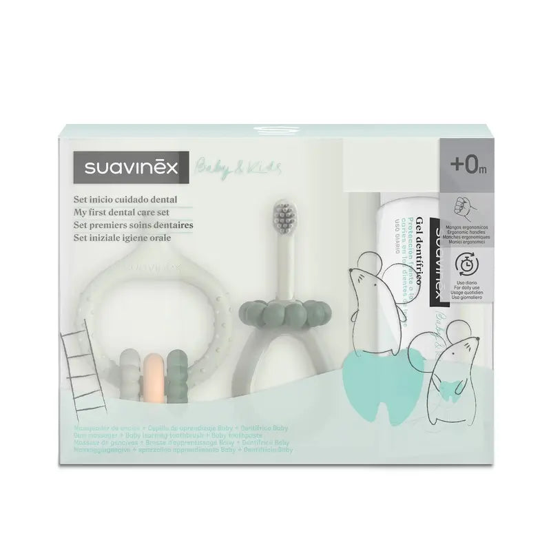 Suavinex Dental Care Starter Set +0 Months, Green
