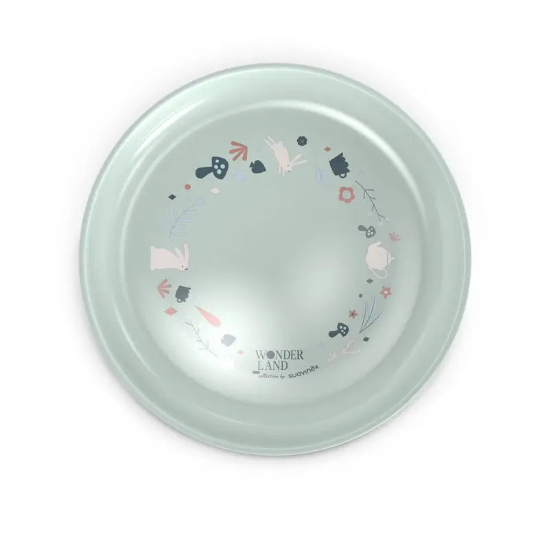 Suavinex Baby Tableware +6 Months, White Green