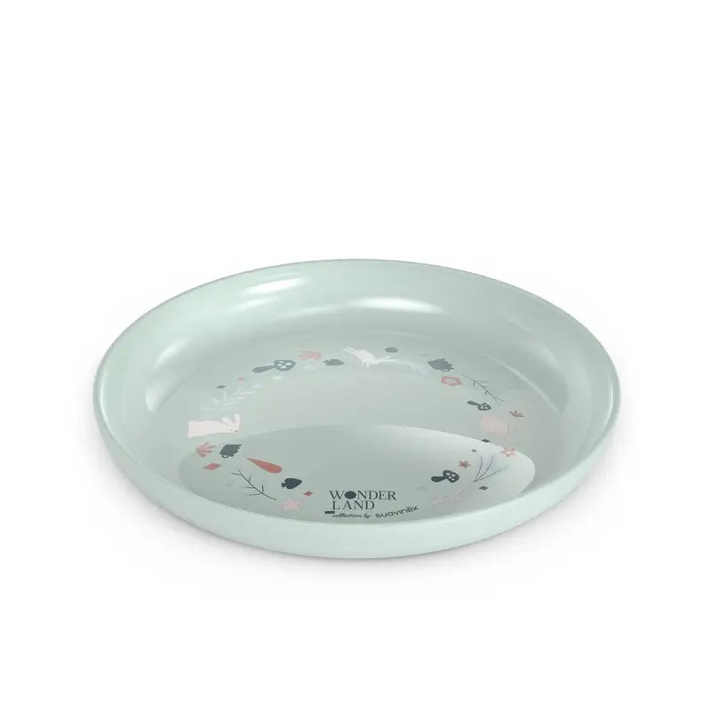 Suavinex Baby Tableware +6 Months, White Green