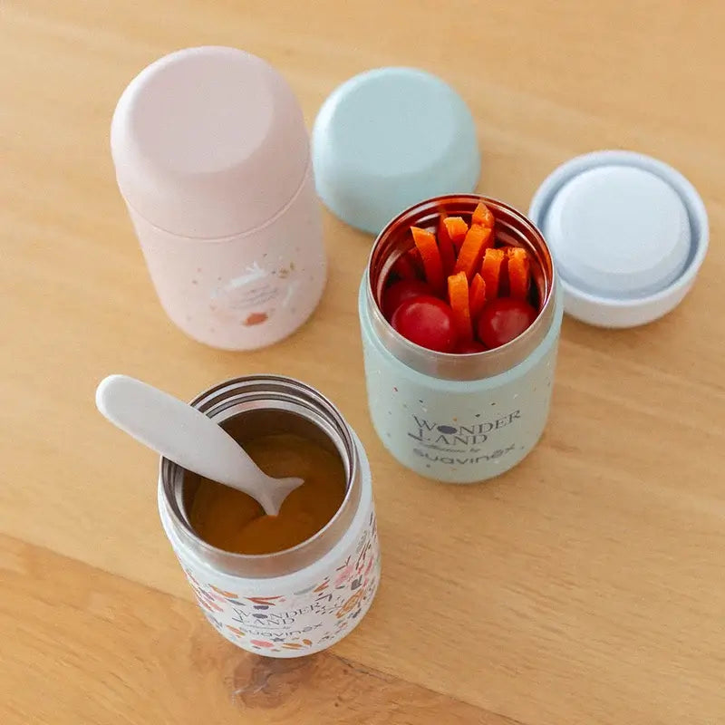 Suavinex Papillero Thermos 400 Ml, Wonderland Flowers