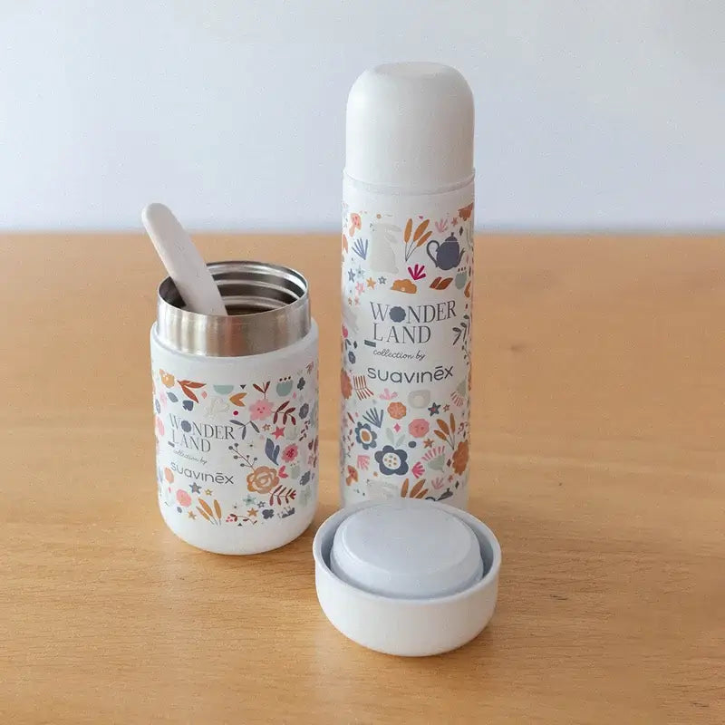 Suavinex Papillero Thermos 400 Ml, Wonderland Flowers