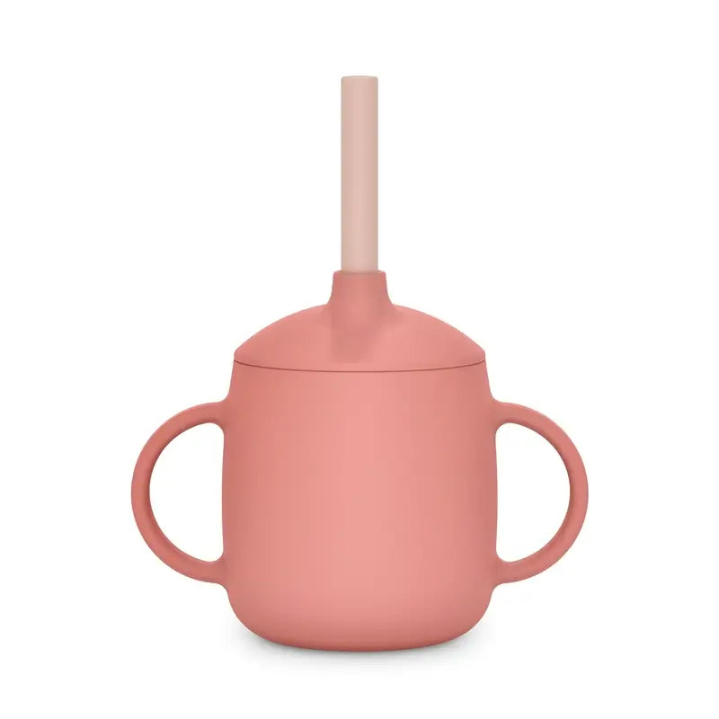 Suavinex Learning Cup 3-in-1 Silicone, +6 Months, Pink