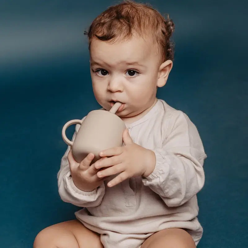 Suavinex Learning Cup 3-In-1 Silicone, +6 Months, Green