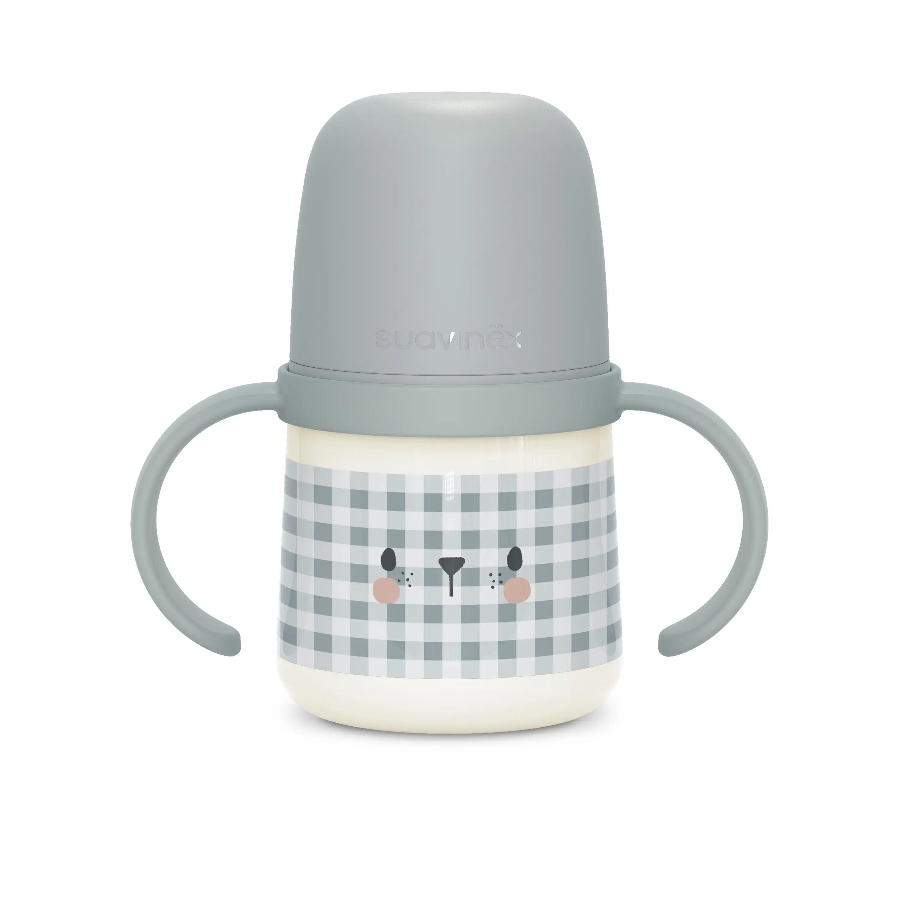 Suavinex Baby Learning Cup, Anti-Colic, +6 Months, Blue, 1 units