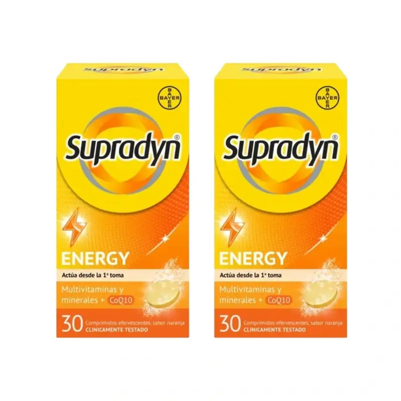 Supradyn Energy Vitamins and Energy, 2x30 Effervescent Tablets