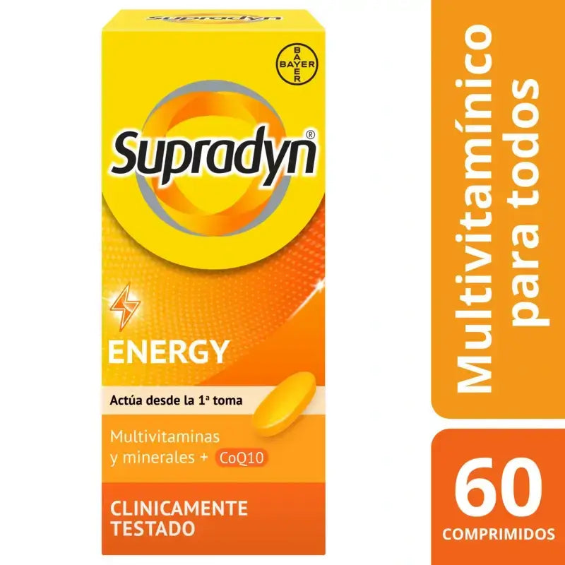 Supradyn Energy Vitamins, Minerals, Energy & Vitality, 60 Tablets